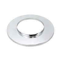 Proflow Air Filter Base 7-5/16in. Neck Flat Base Chrome