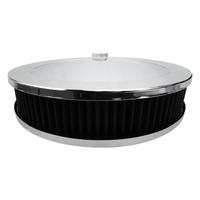 Proflow Air Filter Assembly Round 14in. x 3in. Chrome Recessed Base, Each
