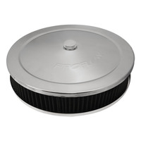 Proflow Air Filter Assembly for Holley EFI Sniper Series Round 14'' x 3'' Recessed Base Chrome Kit