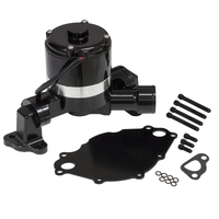 Proflow Water Pump Electric Aluminium Black 132 LPM/35 GPM at 12 Volts SB For Ford 289-351W Each