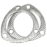 Proflow Collector Gaskets Graphite 3-Hole 3.00 in. Inside Diameter Pair