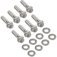 Proflow Header Bolts Hex Head M8 x 1.25 mm x 25mm Length Stainless Steel For Chev/Holden LS Engine Set of 12