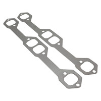 Proflow Header Extractor Gasket For SB Chevrolet Stainless with Graphite Overlay 1.629" X 1.460" Port Pair