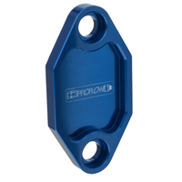 Proflow Fuel Pump Block-Off Plate Aluminium Blue Anodised For Holden 253 308 Each