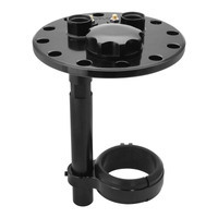 Proflow Single Fuel Pump Hanger Mounts 1 60mm Bosch 044 Fuel Pump 120.5mm PCD Billet Aluminium Black Anodised