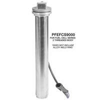 Proflow Fuel Level Sender Unit Series II Ford 73-10 Ohm Fuel Cell -20AN Threaded Stainless Steel 260mm Tall