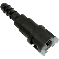 Proflow Fuel Line Connectors Nylon 5/16in. Female QR Straight To 5/16in. (8mm) Barb Each