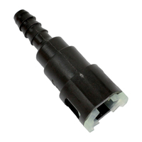 Proflow Fuel Line Connectors Nylon 3/8in. Female QR Straight To 5/16in. (8mm) Barb Each