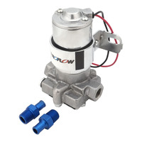 Proflow Fuel Pump Electric Rotor Vane Black 140GPH Cast Aluminium 3/8 in. NPT 14 PSI Universal Kit
