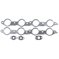 Proflow Exhaust Manifold Gaskets Aluminum Layered Round Port Chev For Holden LS Pair