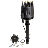 Proflow Distributor SB & BB For Chevrolet V8 Pro Series Magnetic Pickup Mechanical Advance Black Cap Each