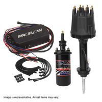 Proflow Ignition Combo Kit Pro Series Billet Distributor Pro Lead Wires 8.8mm Ignition CDI 6AL Striker Coil SB Ford 302-351 Cleveland