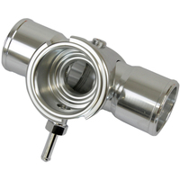 Proflow Radiator Hose Filler Inline Billet Silver 1.5 in./1.5 in.