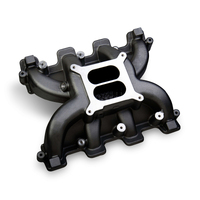 Proflow Intake Manifold RPM AirMax Aluminium Black Chev Holden Commodore LS1/LS2 Heads Dual Plane Each