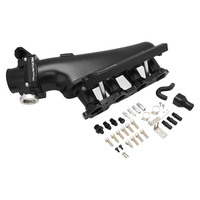 Proflow Intake Manifold Kit For Nissan SR20 S14/S15 Fabricated Aluminium Black 76mm Throttle Body Fuel Rail Kit