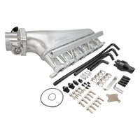 Proflow Intake Manifold Kit Fabricated Aluminium Polished For Nissan RB26 Inlet Plenum 90mm Throttle Body Fuel Rail