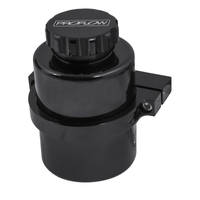 Proflow Master Cylinder Reservoir Remote or Direct Mount 130mm Height 80mm Dia Billet Aluminium Black