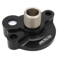 Proflow Oil Filter Bypass Mount Billet Aluminum 15 PSI Internal Bypass Chevrolet SB & BB Black Anodized,