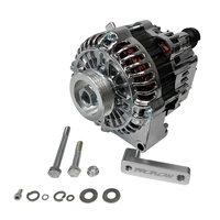 Proflow Alternator Power Spark Conversion Kit For Nissan & Holden RB25/RB26/RB30 140amp Alternator Brackets & Pulley Chrome Kit