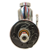 Proflow Power Steering Pump Saginaw P Series Reservoir Keyway V Pulley Style Chrome