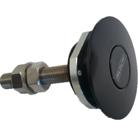 Proflow Quick Release Pro Latch 60mm Fastener Billet Aluminium Black Kit
