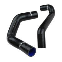 Proflow Radiator Hose Kit Silicone Black For Ford XA XB 550 Wide Core Radiator 302 351 Cleveland 302 351C