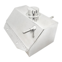 Proflow Coolant Overflow Expansion Tank For Ford Mustang 2015-2018 Recirculating Fabricated Aluminium Polished