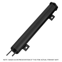 Proflow Aluminium Radiator Overflow Tank Bottle and Cap Universal 50mm x 380mm Black
