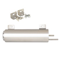 Proflow Radiator Overflow Tank Polished Stainless Steel 76mm. Diameter x 255. Length 36 oz. Capacity