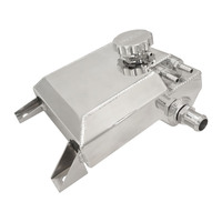 Proflow Coolant Overflow Expansion Tank Recirculating For Ford Falcon Barra XR6 BA/BF/FG Fabricated Aluminium Polished