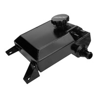 Proflow Coolant Overflow Expansion Tank Recirculating For Ford Falcon Barra XR6 BA/BF/FG Fabricated Aluminium Black Anodised