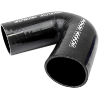 Proflow Hose Tubing Air intake Silicone Coupler 3.00in. 135 Degree Elbow Black