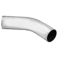 Proflow Stainless Steel Tubing Intercooler Exhaust SS304 3.50in. 45 Degree Elbow