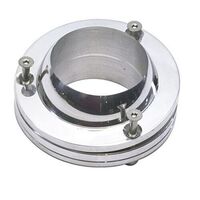 Proflow Chrome Steering Column Ball Swivel Lower Mount 2 Inch Kit