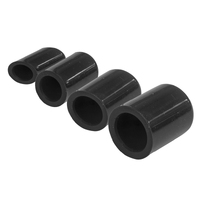 Proflow Silicone Vacuum Port Block Off Kit 1/8 - 3/8 x 4pc of each size Black