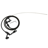 Proflow Automatic Transmission Black Braided Stainless Kickdown Kit Carburettor For Ford C-4 Kit