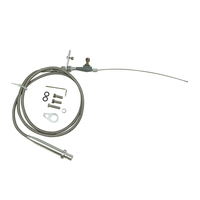 Proflow Automatic Transmission Braided Stainless Kickdown Kit Carburettor GM TH350 Kit,