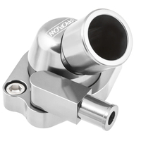 Proflow Water Neck Billet Aluminium Swivel Silver Anodised 45 Degree For Holden V8 253.308