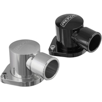 Proflow Water Neck For Holden Commodore LS1/LS2/LS3 90 Degree Swivel Billet Aluminium Silver Anodised