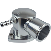Proflow Water Neck 90 Degree Swivel For Ford Barra 4.0L EF-FG XR6 Billet Aluminium Silver Anodised