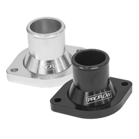 Proflow Water Neck Billet Aluminium Black Anodised Straight Up Chev For Holden Commodore LS1 LS2