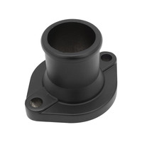 Proflow Aluminium Water Neck For Ford 351C O'Ring Style Black Each Zinc