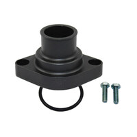 Proflow Aluminium Water Neck For Chevrolet Straight O'Ring Style Black Each