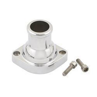 Proflow Water Neck Thermostat Housing Cast Aluminum Polished Straight Swivel Chev For Holden LS Each