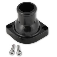 Proflow Water Neck Thermostat Housing Cast Aluminum Black Straight Swivel Chev For Holden LS Each