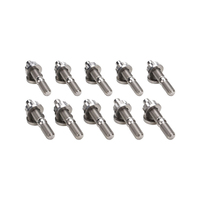 Proflow Exhaust Manifold Stud Kit Titanium For Honda Civic B D H Series M8x1.25