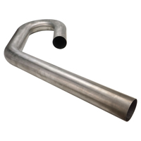 Proflow Titanium Tubing Titanium U-J Mandrel Bend 3.00 in. 1.2mm Wall 45/180 Deg