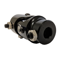 Proflow U-Joint Steering Forged Steel 9/16in. -26 Spline To 3/4in. Smooth Round