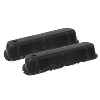 Proflow Valve Covers Steel Black Small Block For Ford 289 351W Pair