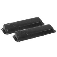 Proflow Valve Covers Steel Black Small Block For Ford 302 301C Pair